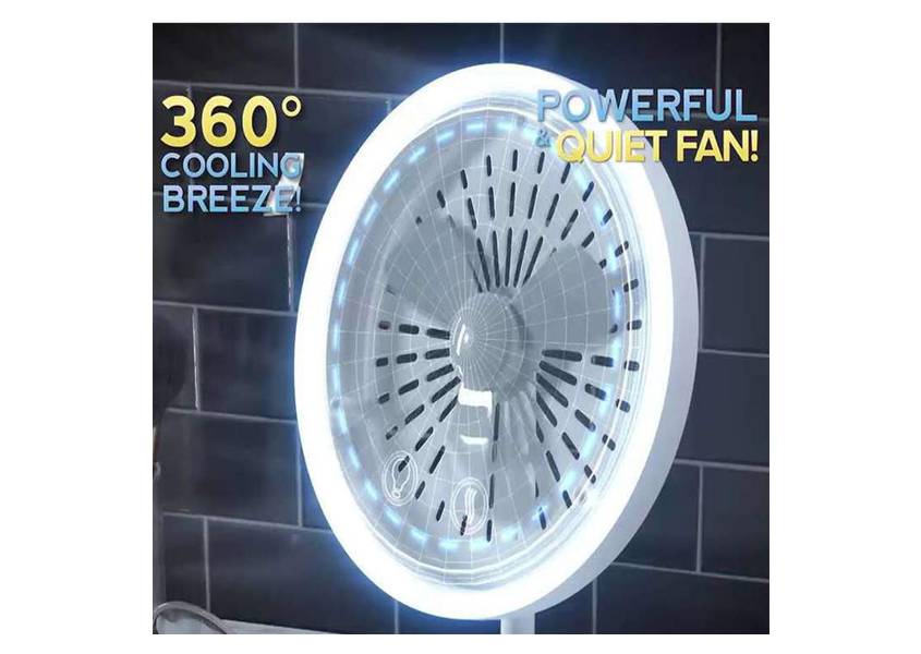 Illuminated Makeup Mirror with Fan Illuminated Makeup Mirror with Fan Beauty tools Illuminated Makeup Mirror with Fan Illuminated Makeup Mirror with Fan Beauty tools
