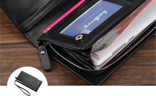 Baellerry Elegant Men Solid Wallet & Card Holders-Black Baellerry Elegant Men Solid Wallet & Card Holders-Black Accessories