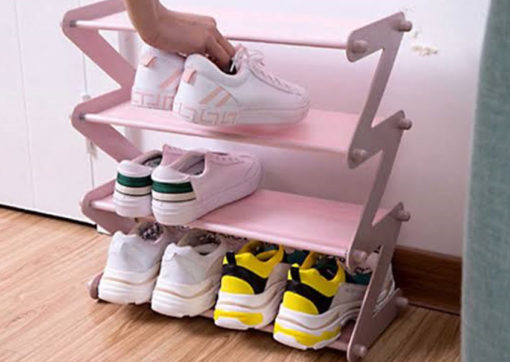 Shoes Rack Organizer – منظم الاحذية الزجزاج Shoes Rack Organizer – منظم الاحذية الزجزاج أدوات المنزل والتخزين