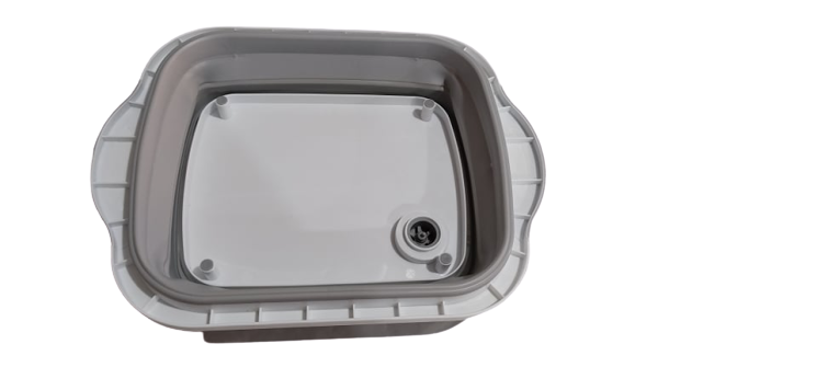 لوح تقطيع ومصفى قابله للطي لوح تقطيع ومصفى قابله للطي المطبخ والسفرة