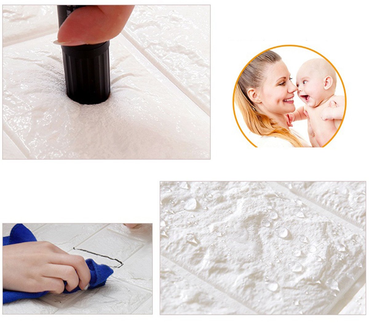 PE Foam 3D Wall Stickers waterproof-Black PE Foam 3D Wall Stickers waterproof-Black Home Decor PE Foam 3D Wall Stickers waterproof-Black PE Foam 3D Wall Stickers waterproof-Black Home Decor