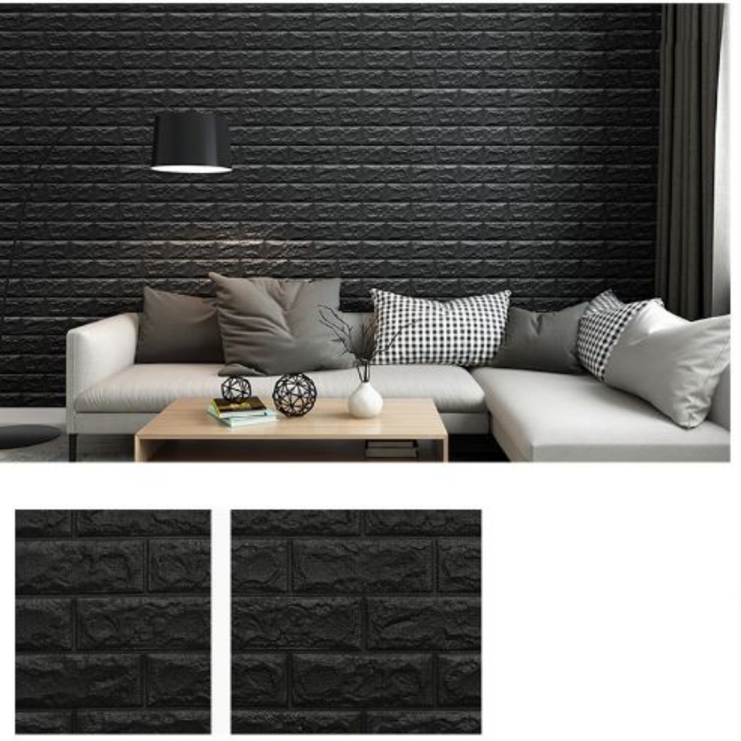 PE Foam 3D Wall Stickers waterproof-Black PE Foam 3D Wall Stickers waterproof-Black Home Decor PE Foam 3D Wall Stickers waterproof-Black PE Foam 3D Wall Stickers waterproof-Black Home Decor